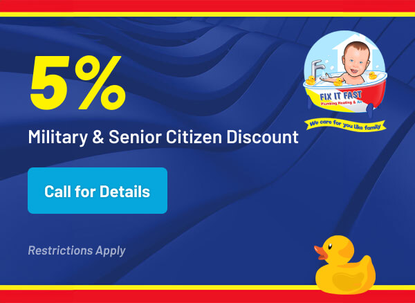 5% Military & Senior Citizen Discount